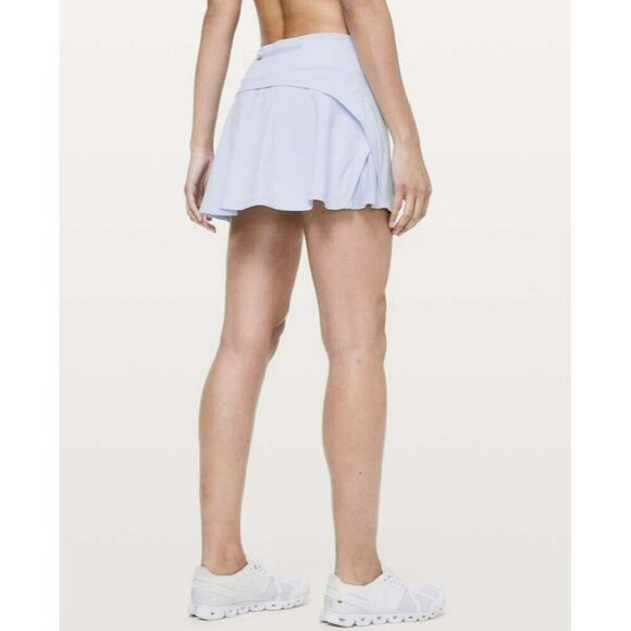 Lululemon Dresses & Skirts - Lululemon Play Off The Pleats Skirt *13" Serene Blue Size 6 EUC